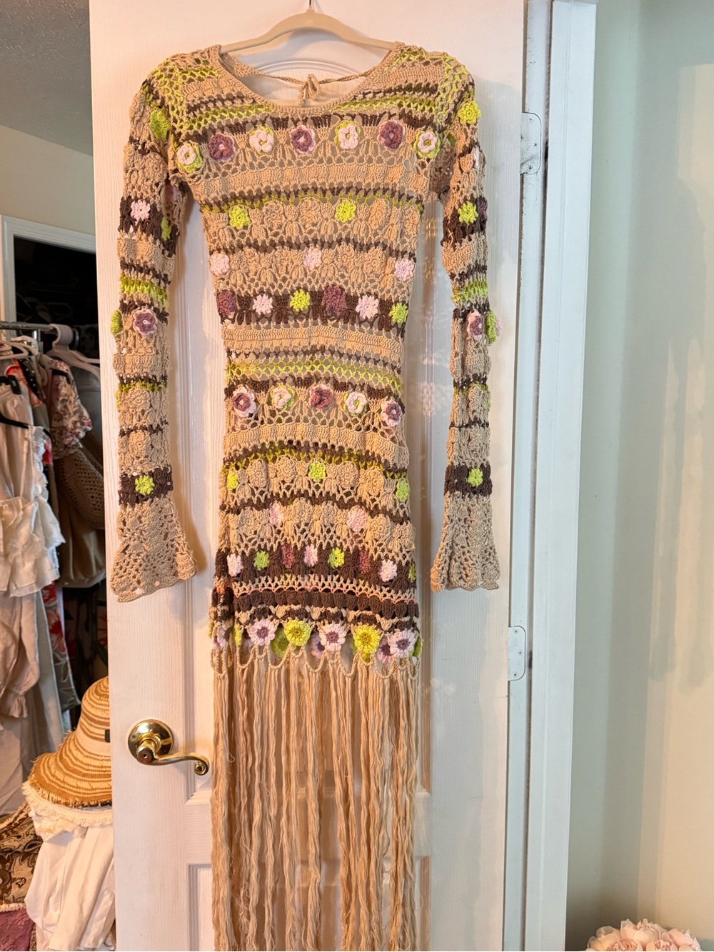 Free People Bali Milly Crochet Maxi Dress - Picture 4 of 7